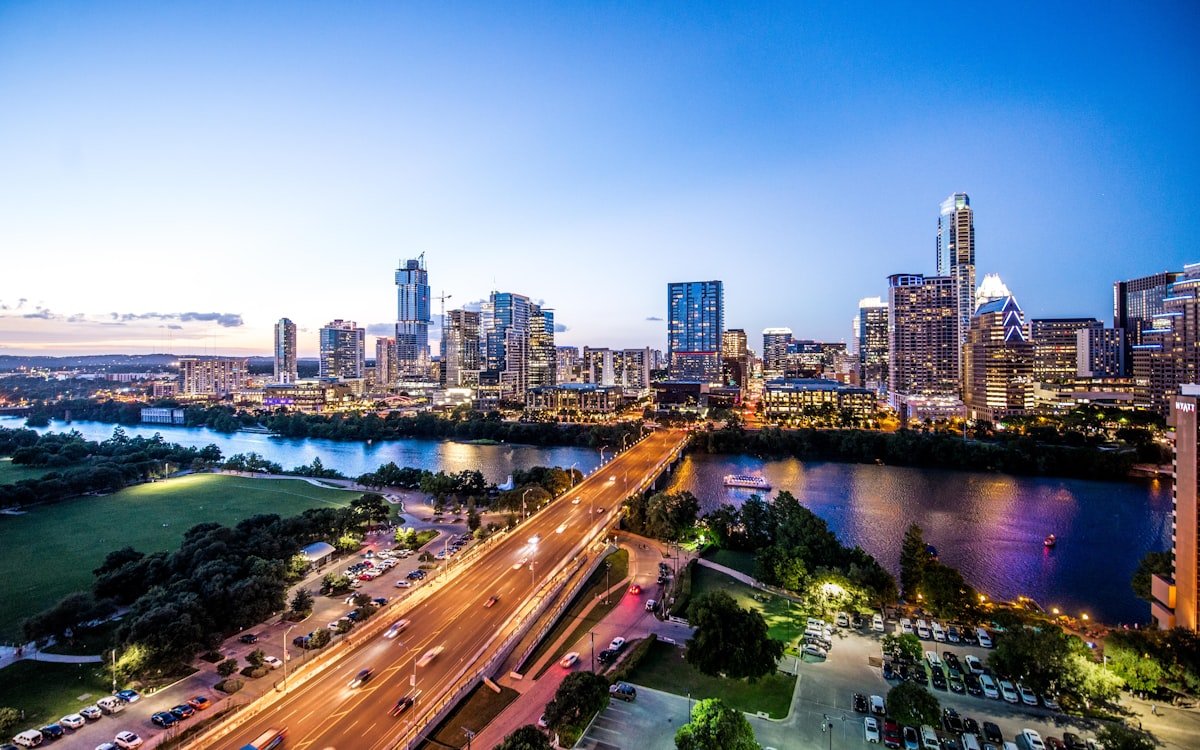 Austin Texas skyline at dusk — BizRevive Business Brokers Austin TX